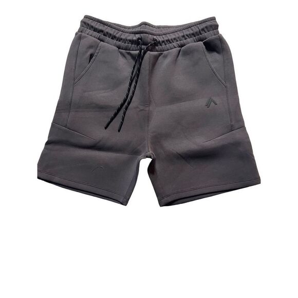 Alphalete Men's Charcoal Drawstring ELMTS Athletic Shorts Size Medium NWT - Picture 1 of 4